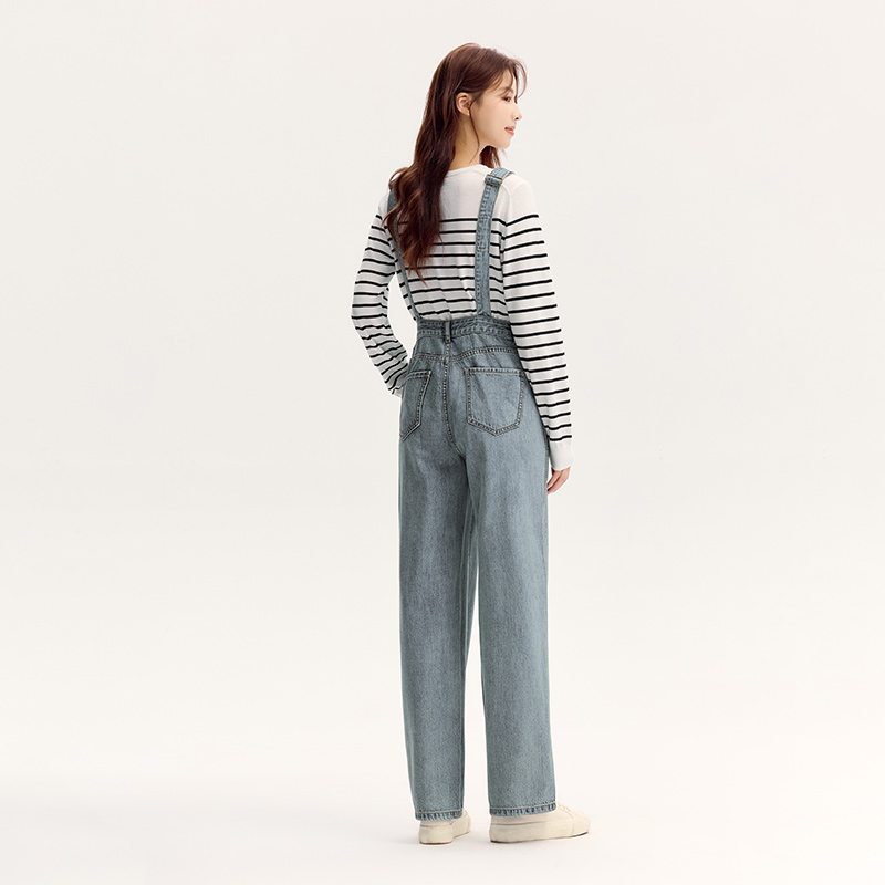 Soft Cotton Wide-Leg Jeans for Women - Image 6