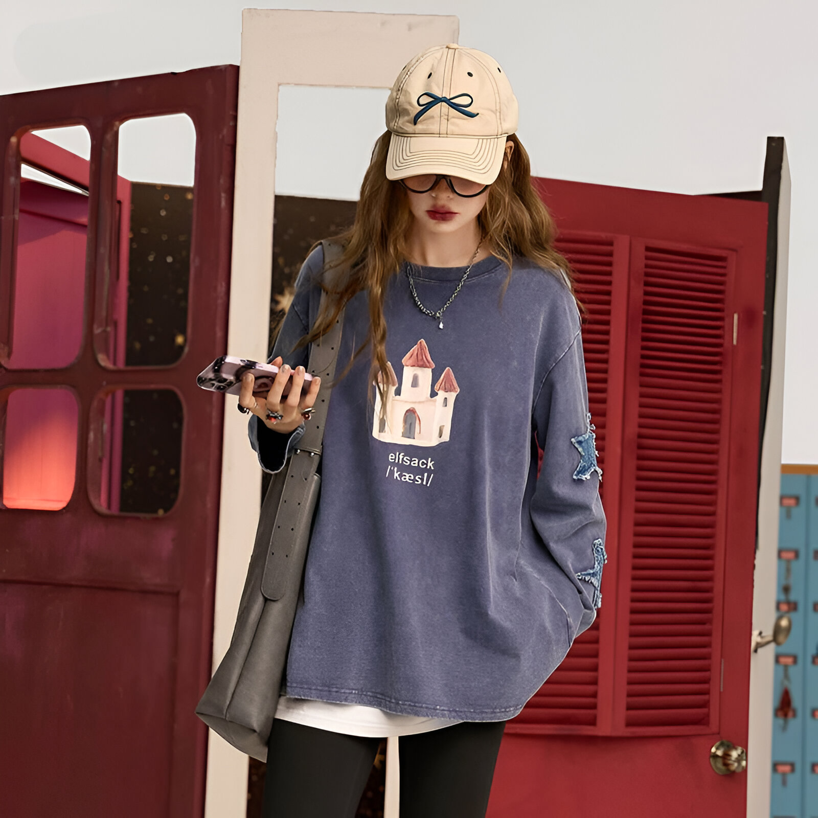 Casual Loose Fit Round Neck T-shirt for Women - Image 4