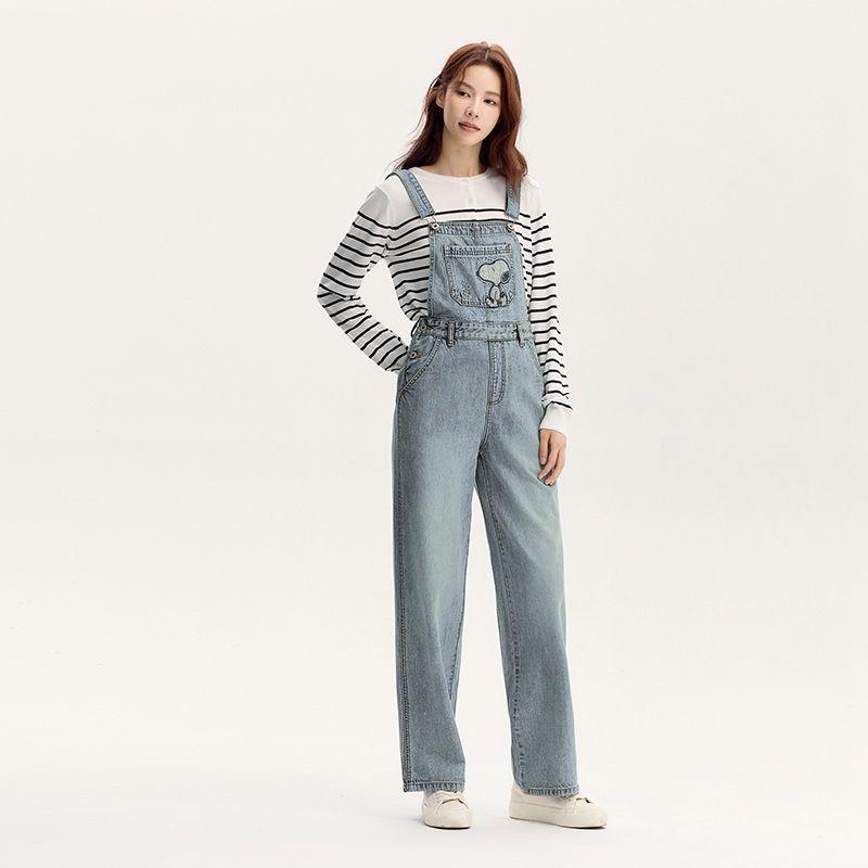 Soft Cotton Wide-Leg Jeans for Women