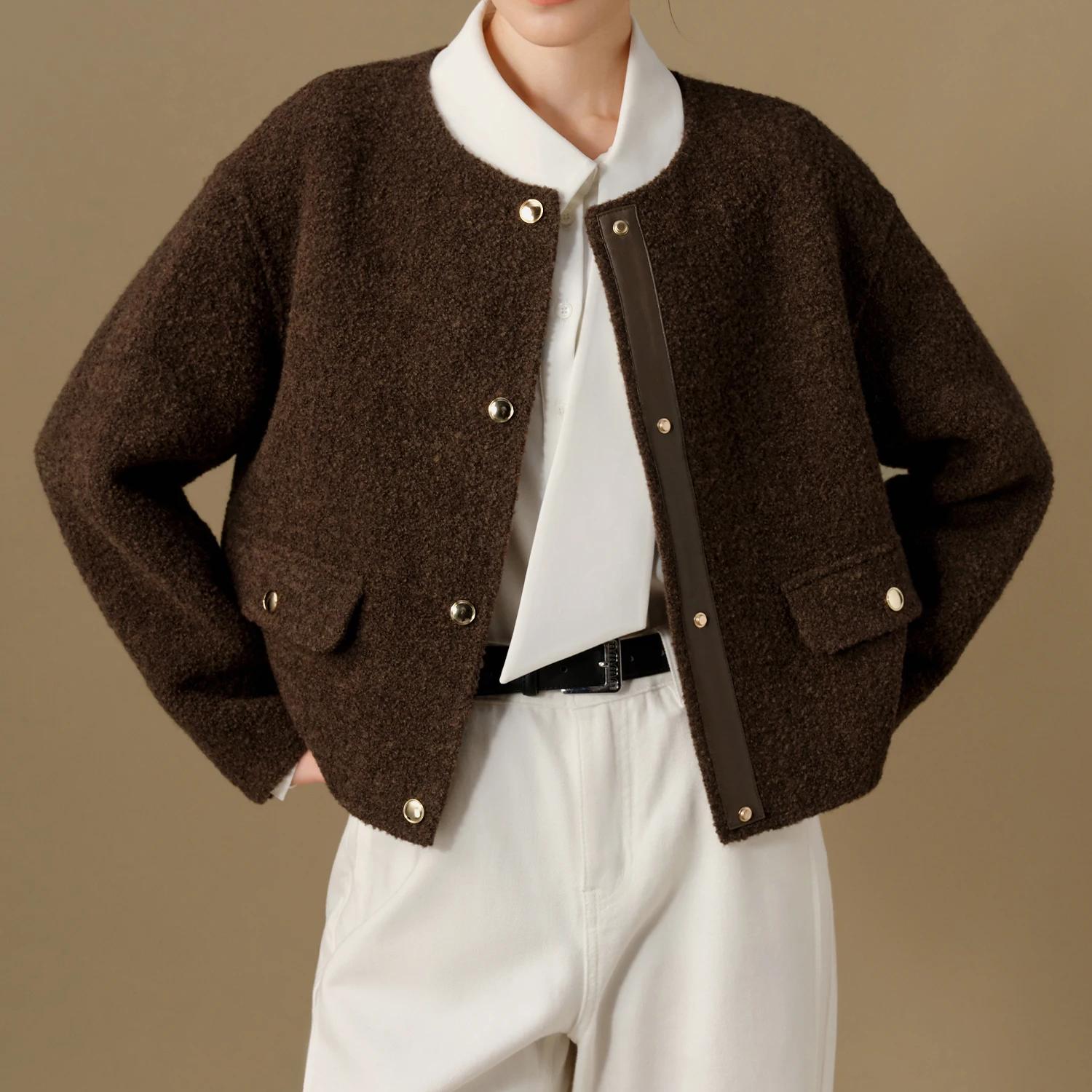 Woolen Casual Winter Coat for Women