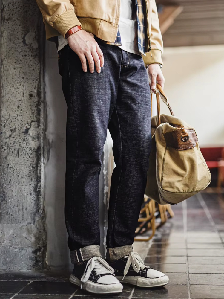 Heavyweight Selvedge Raw Denim Jeans - Image 2