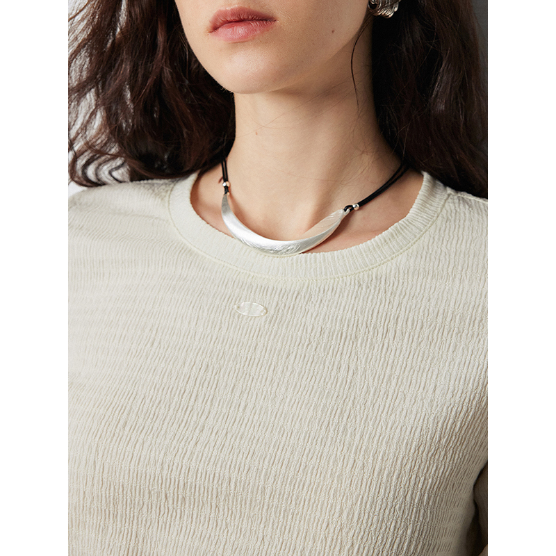 Women’s Asymmetrical Long Sleeve T-shirt - Image 4