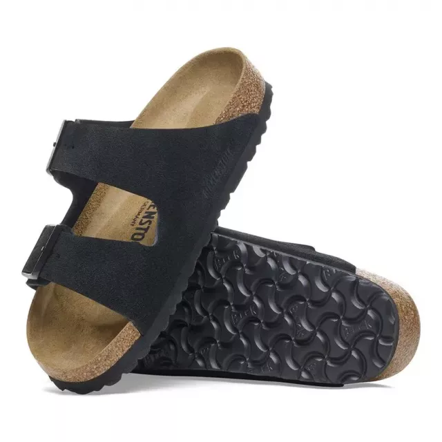 Birkenstock Women’s Black Suede Slippers for Fall/Winter Comfort - Image 4