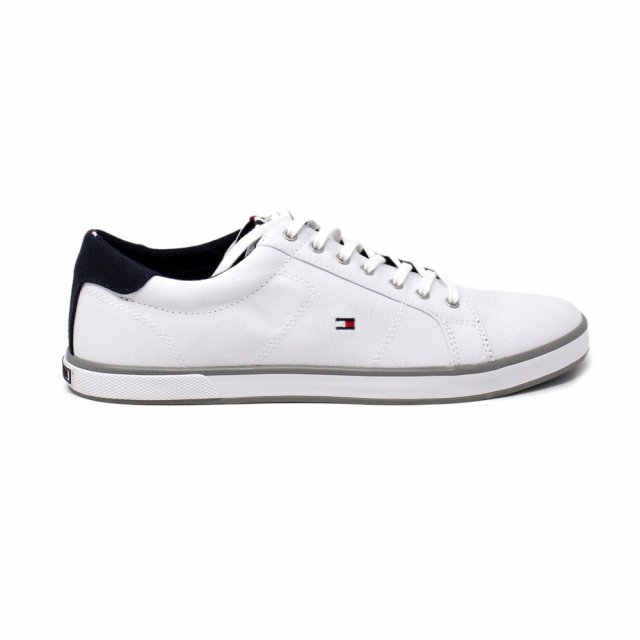 Tommy Hilfiger Men's White Slip-On Sneakers for Fall/Winter - Image 3