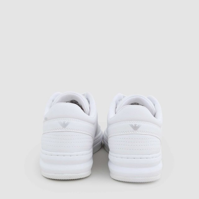 EA7 Men’s White Fall/Winter Sneakers - Image 4