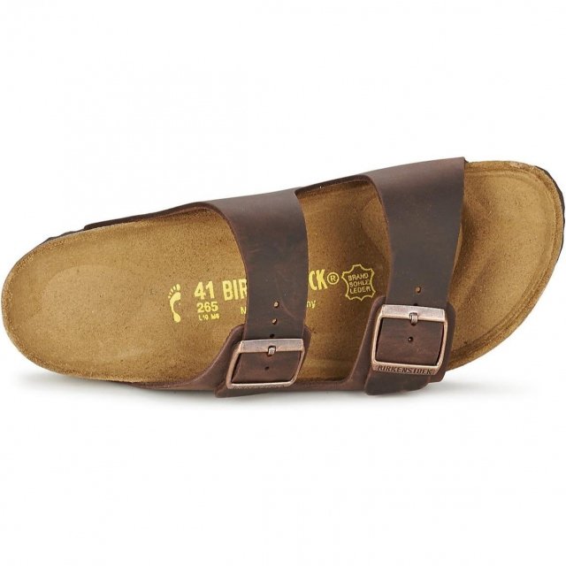 Birkenstock Men’s Brown Slippers - Image 3