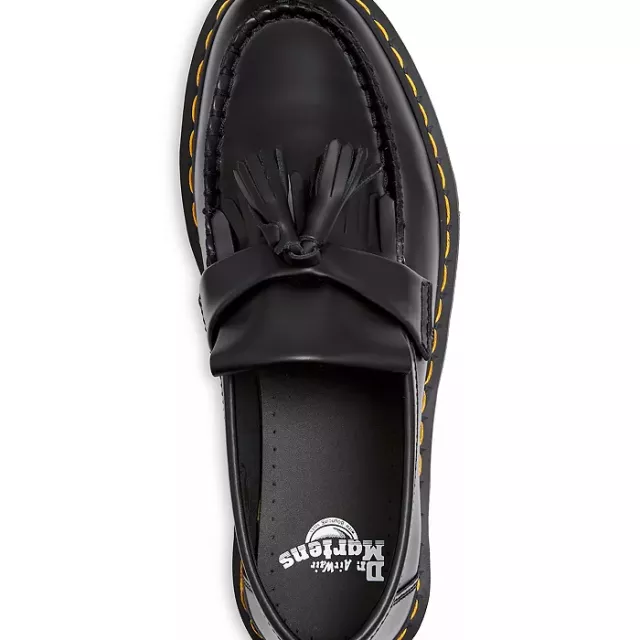 Dr. Martens Women's Leather Black Slip-On Shoes - Image 3