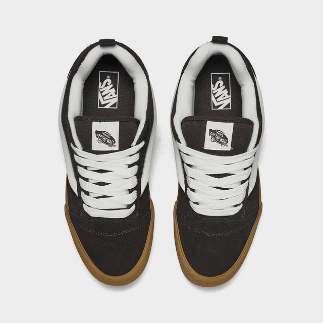 Vans Men's Leather Brown Sneakers - Image 6