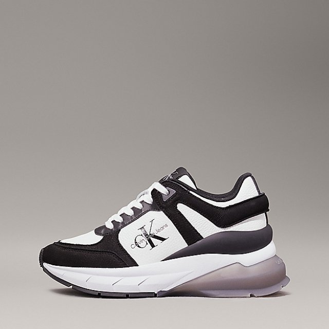 Calvin Klein Women's Black Leather Sneakers - Image 3