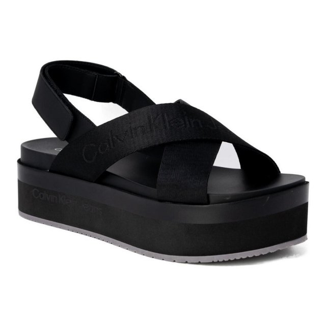 Calvin Klein Jeans Women's Black Sandals - Image 2