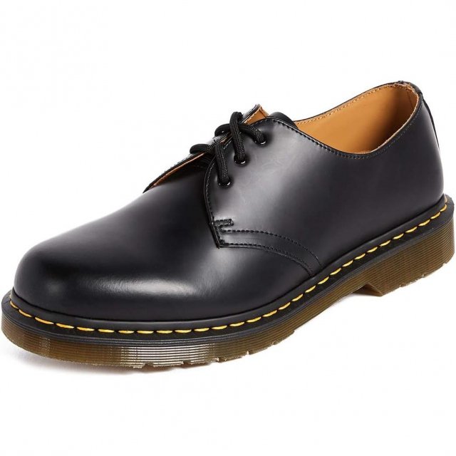 Dr. Martens Women's Black Leather Lace-Up Shoes - Image 3