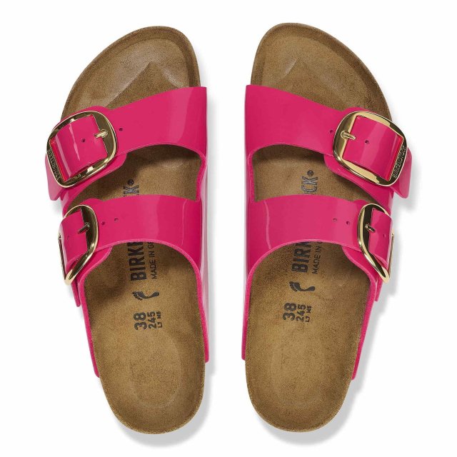 Birkenstock Women's Fuchsia Sandals with Buckle and Bow - Image 3