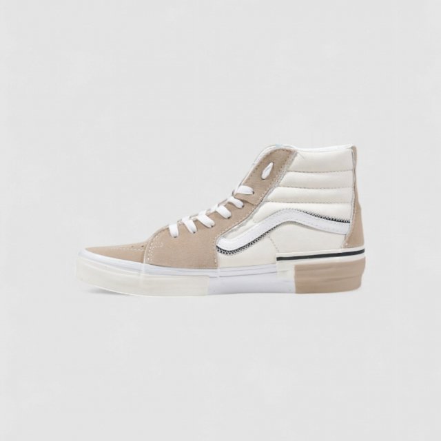 Vans Men’s Beige Leather Shoes - Image 4