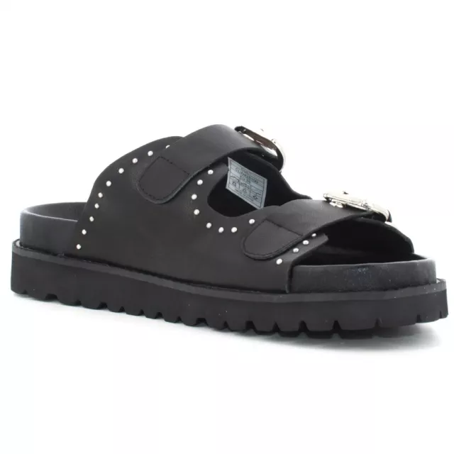 Cult Women’s Black Leather Platform Sandals - Image 6