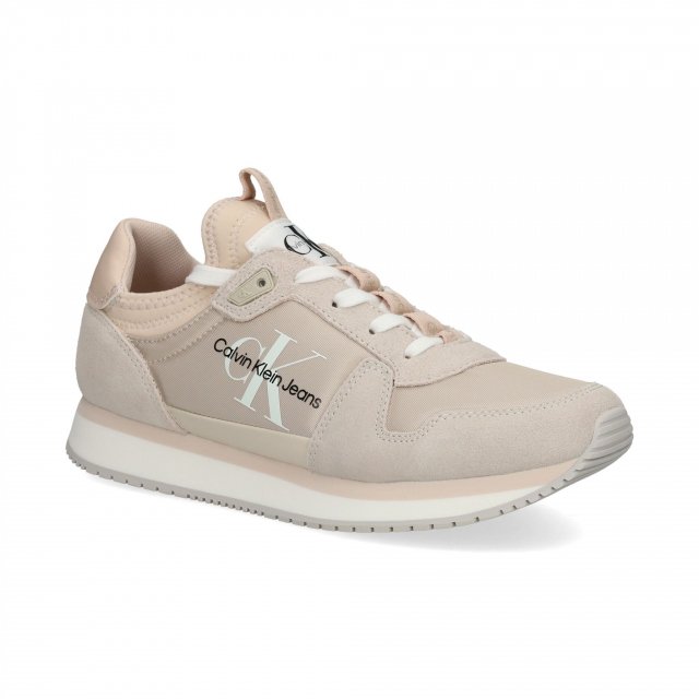 Calvin Klein Women's Pink Suede Print Sneakers - Image 3