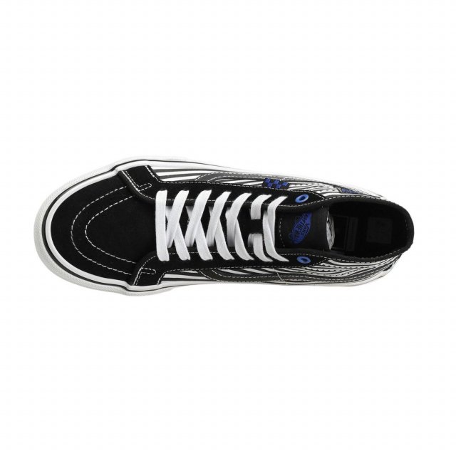 Vans Men's Striped Black Leather Shoes - Image 4