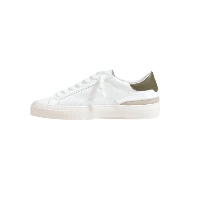 D.a.t.e. Men's White Leather Lace-Up Shoes - Fall/Winter Collection - Image 3