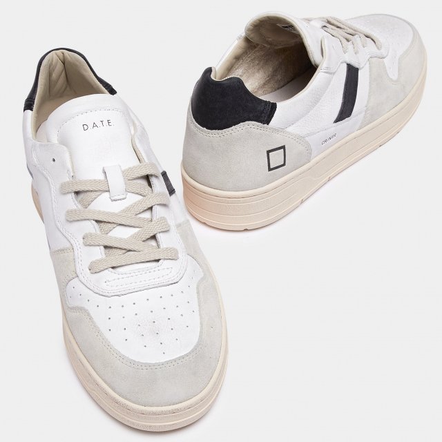 D.A.T.E. Men's Leather Sneakers - Image 6