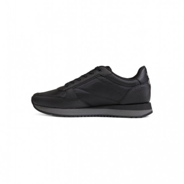 Boss Men's Black Lace-Up Sneakers for Fall and Winter - Image 4