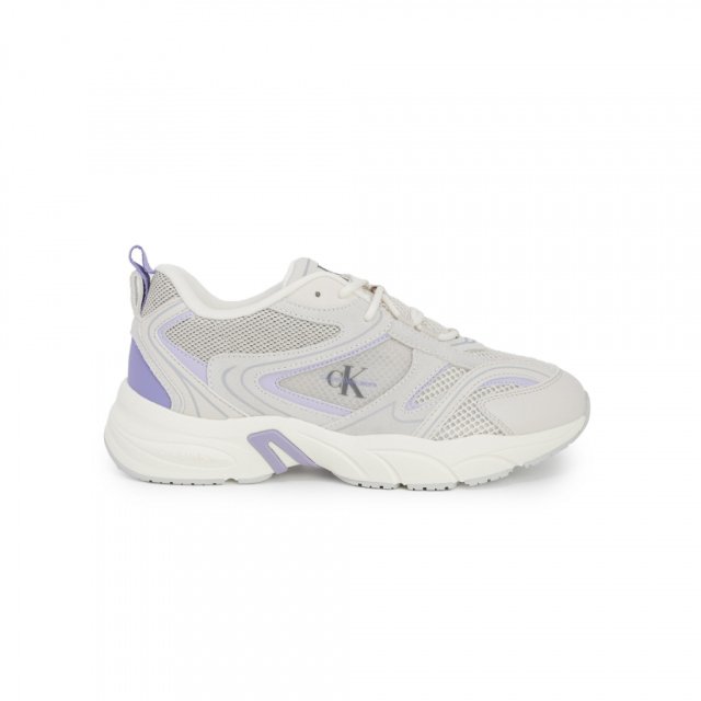 Calvin Klein Women's Lilac Leather Sneakers - Image 3