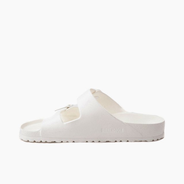 Birkenstock Women's White Leather Slippers - Image 6