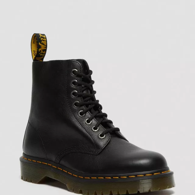 Dr. Martens Women's Black Leather Ankle Boots - Image 5