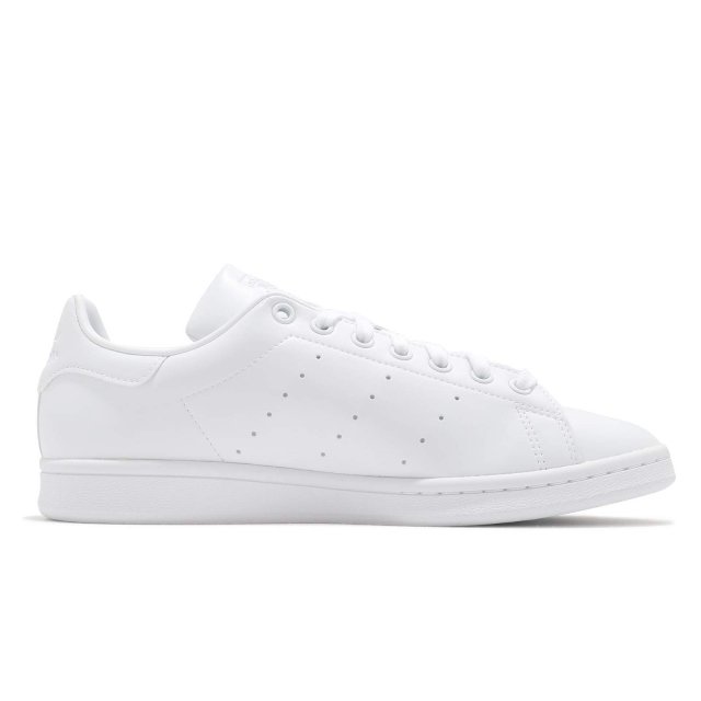 Adidas Women’s White Faux Leather Sneakers - Image 3