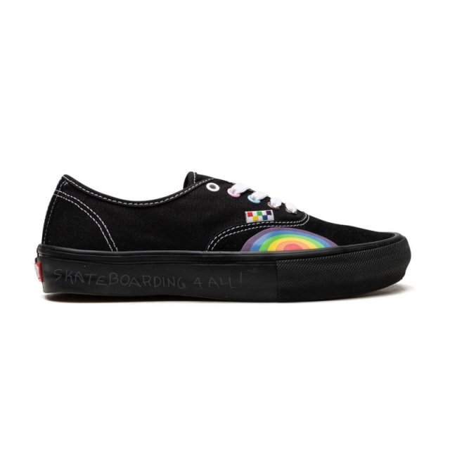 Vans Women's Black Leather Shoes - Image 5