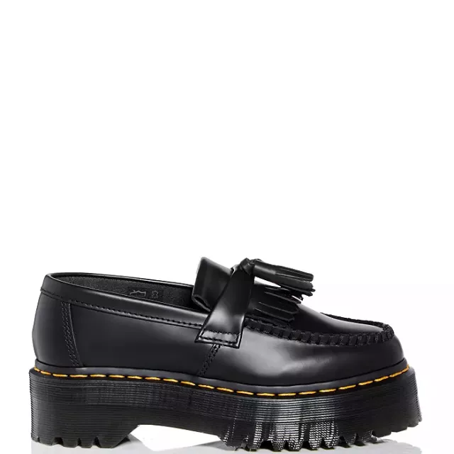 Dr. Martens Women's Leather Black Slip-On Shoes - Image 4