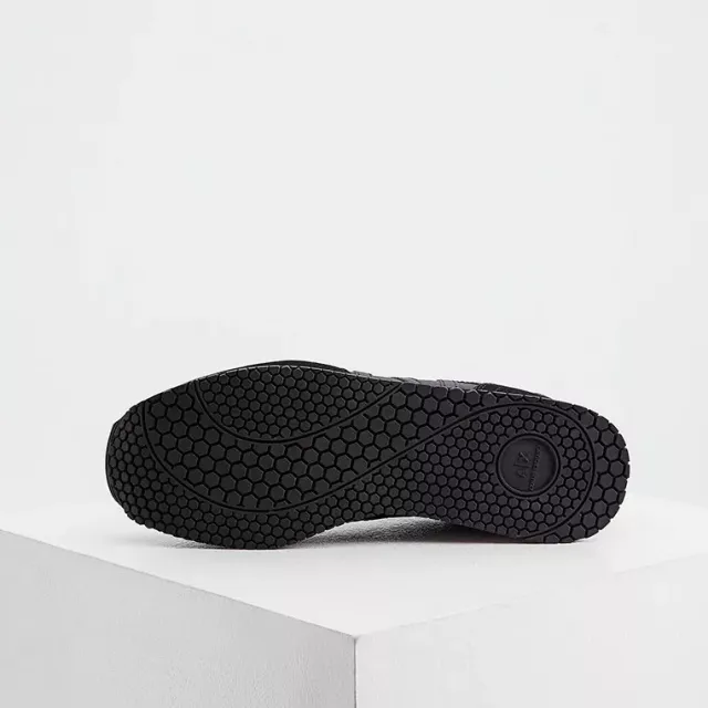 Armani Exchange Men's Black Slip-On Sporty Sneakers - Image 6