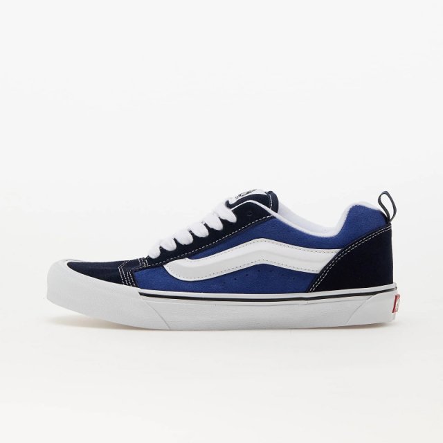 Vans Men's Blue Leather Sneakers - Image 3