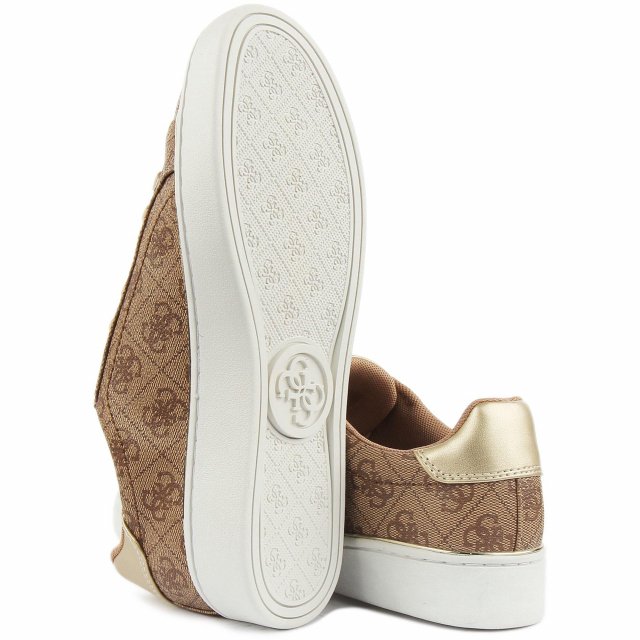 Guess Women’s Beige Lace-Up Sneakers - Image 7