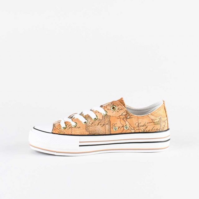 Alviero Martini Prima Classe Women's Beige Sneakers - Spring/Summer Collection - Image 4