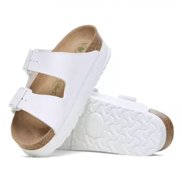 Birkenstock Women’s White Buckle Sandals - Image 4