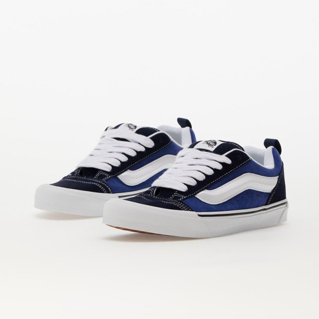 Vans Men's Blue Leather Sneakers - Image 5