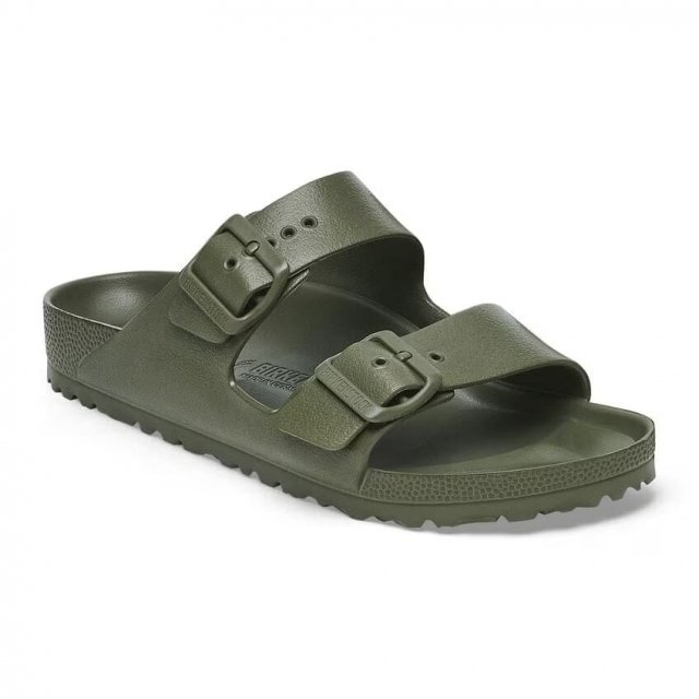 Birkenstock Men's Green Slippers - Image 3