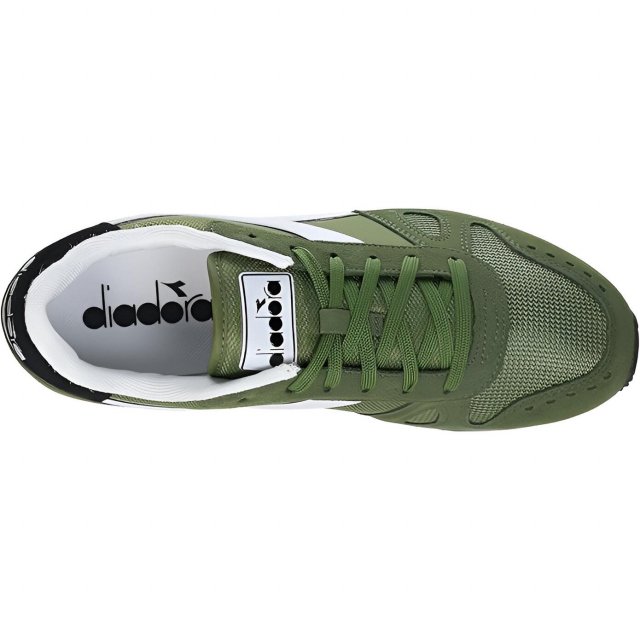 Diadora Men's Green & Black Sneakers - Image 4