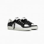 Crime London Men’s Black Leather Sneakers