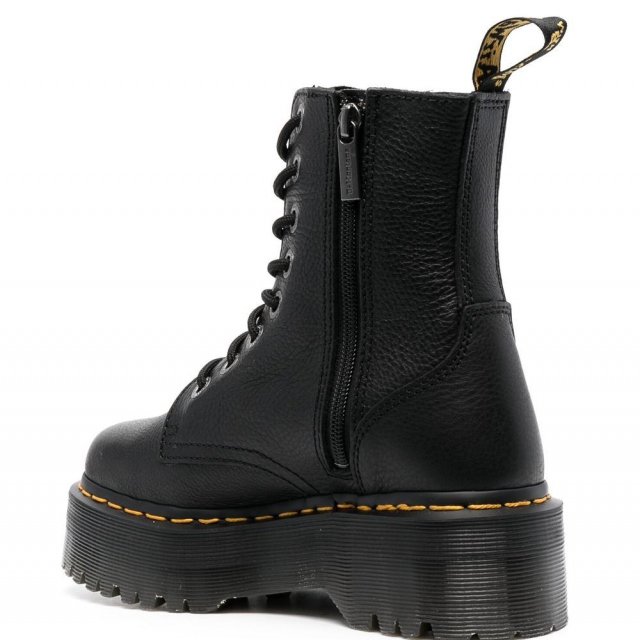 Dr. Martens Women's Black Leather Boots - Image 3