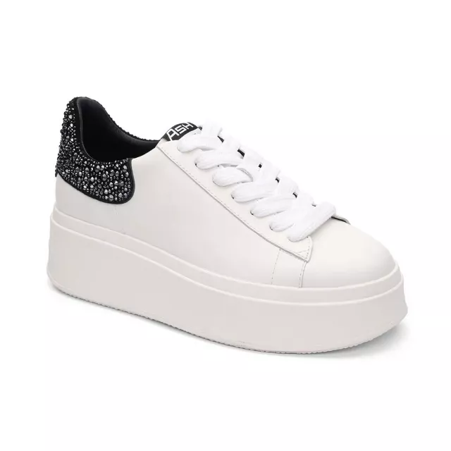 Ash Women’s White & Black Leather Sneakers - Image 6