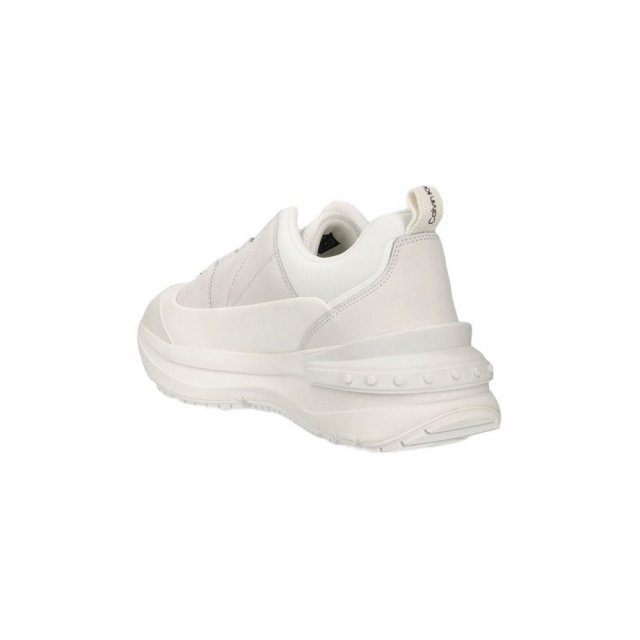 Calvin Klein Jeans Men’s White Leather Sneakers - Image 3