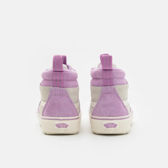 Vans Women's Purple Leather Shoes - Image 5