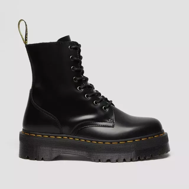 Dr. Martens Women's Black Leather Lace-Up Boots - Image 6