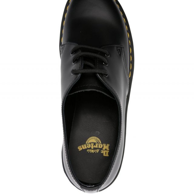 Dr. Martens Men's Black Leather Lace-Up Shoes - Image 4