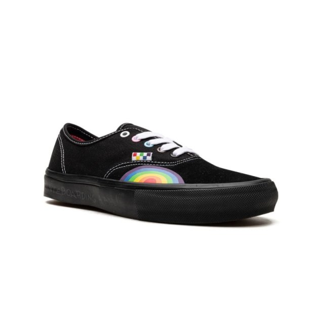 Vans Women's Black Leather Shoes - Image 4