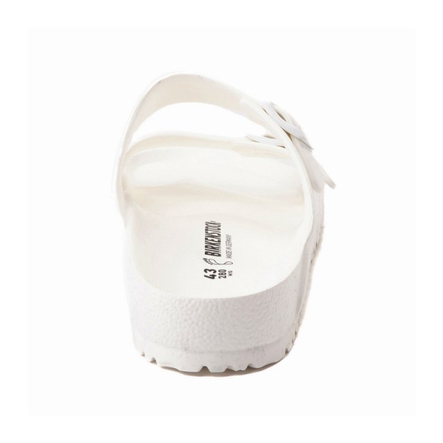 Birkenstock Women's White Leather Slippers - Image 5