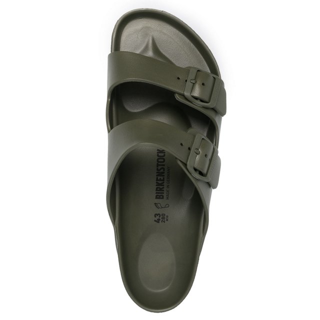 Birkenstock Women's Green Marl Buckle Sandals - Image 5