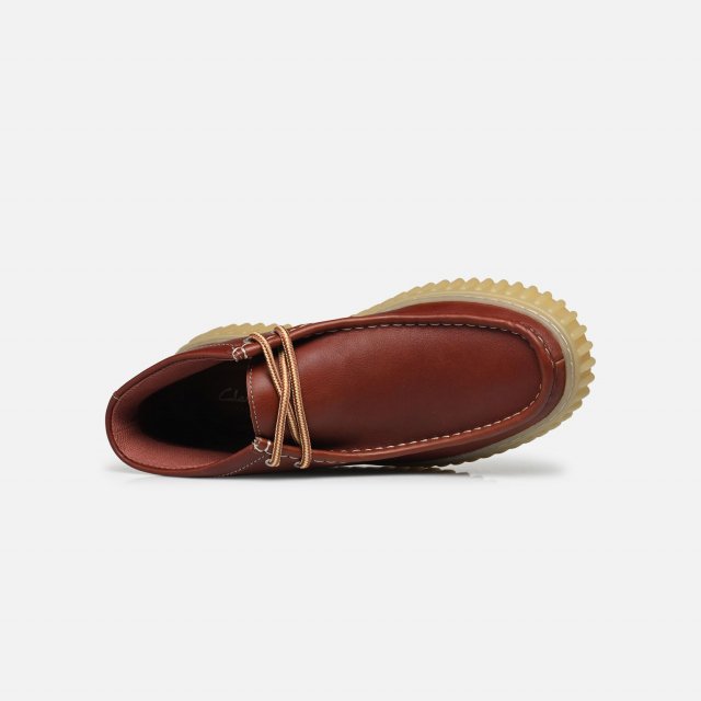 Clarks Brown Suede Lace Up Shoes for Men - Image 7