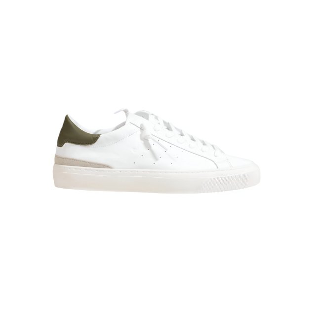 D.a.t.e. Men's White Leather Lace-Up Shoes - Fall/Winter Collection - Image 4