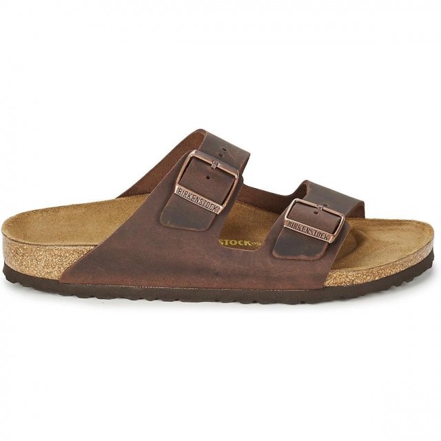 Birkenstock Men’s Brown Slippers - Image 6